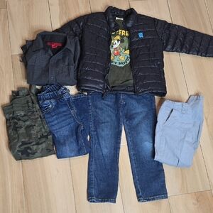 7 Bundle Items Old Navy Black Puffer Jacket 5t
